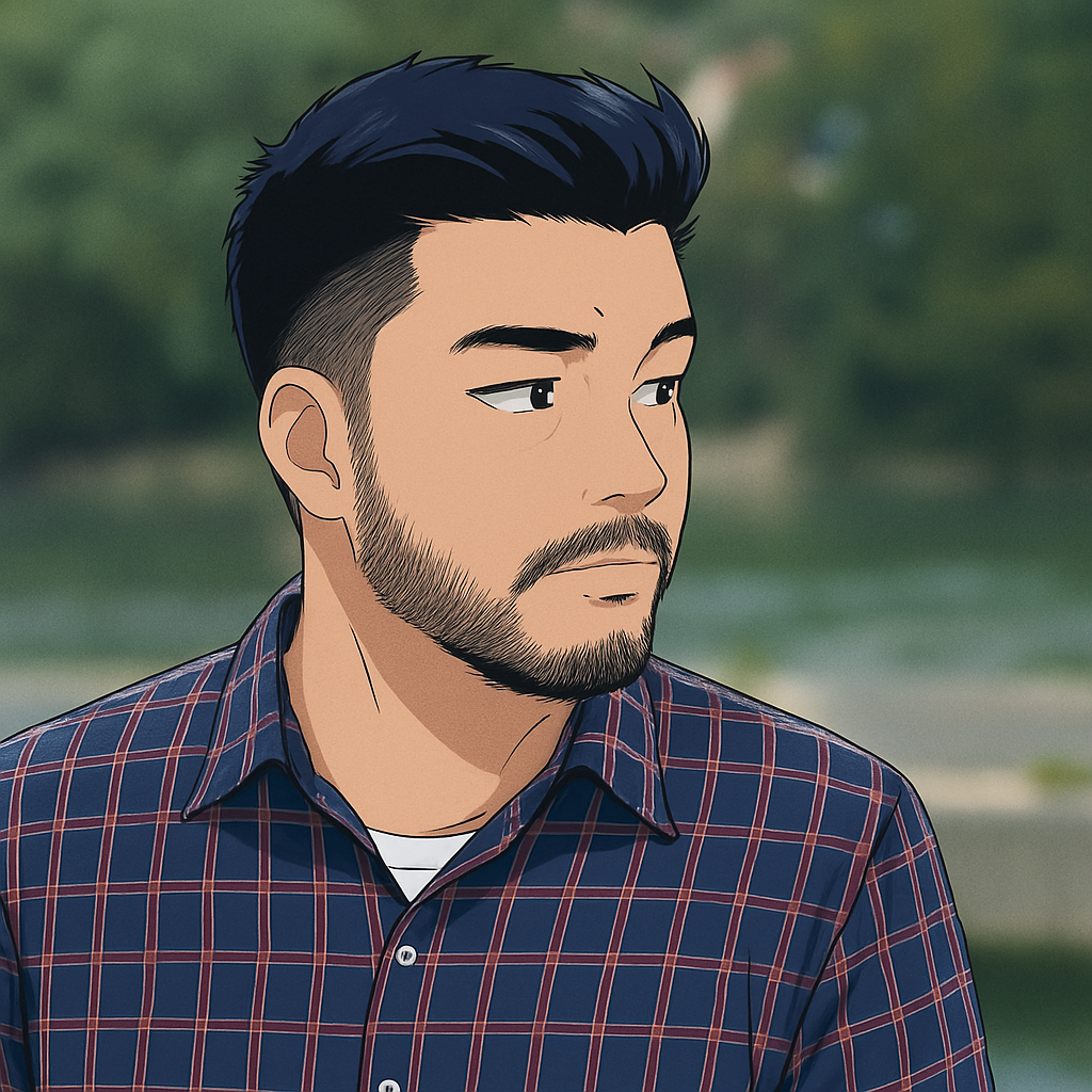 An anime styling of me by ChatGPT