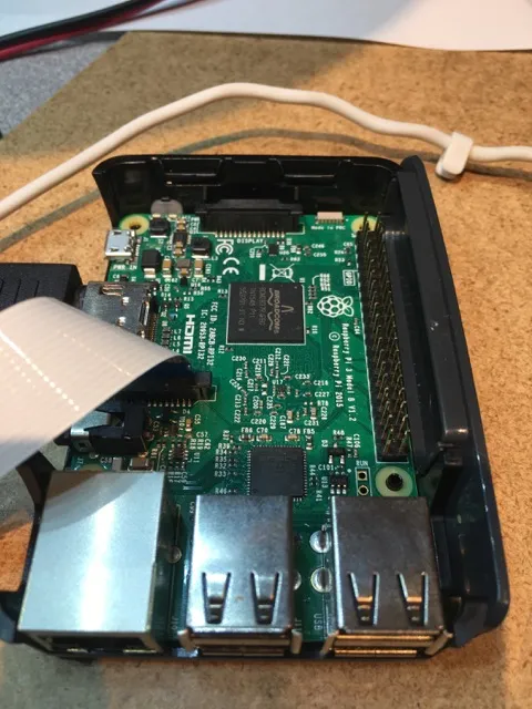 Raspberry Pi 3 with picamera attached
